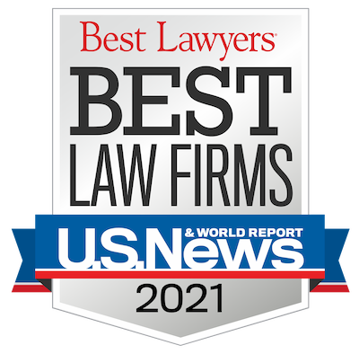 2021 Best Law Firms - Standard Badge